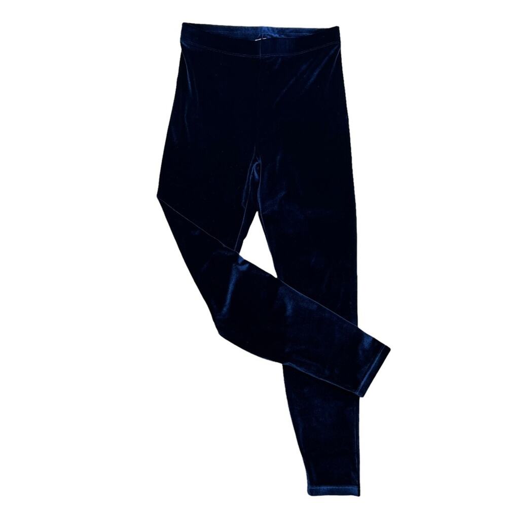 Fabletics Emma Velour Legging In Large Deep Navy - Picture 7 of 8